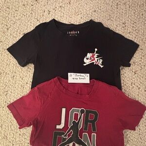 Nike Kids Black and Maroon Tees